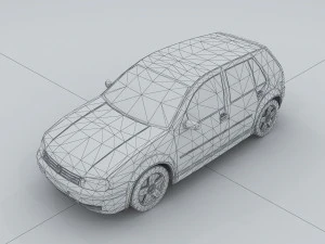 vehicle cars d6443 3D Model