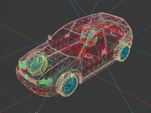 vehicle cars d6443 3D Model