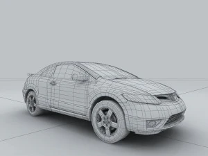 vehicle cars d6445 3D Model