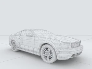 vehicle cars d6446 3D Model