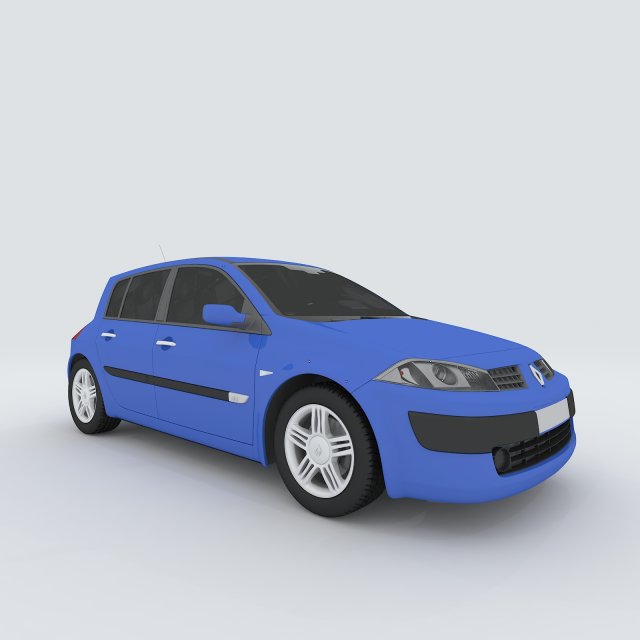 vehicle cars d6454 3D Model .c4d .max .obj .3ds .fbx .stl .blend 