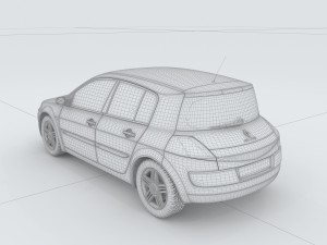 vehicle cars d6454 3D Model
