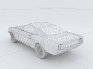 vehicle cars d6466 3D Model