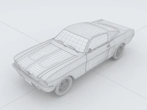 vehicle cars d6466 3D Model