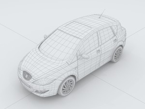 vehicle cars d6475 Model 3D