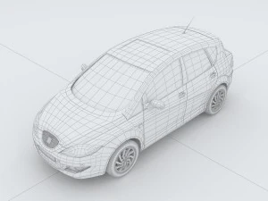 vehicle cars d6475 3D Model