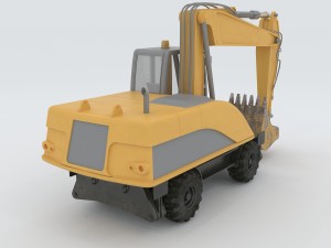 vehicle excavator 3D-Modell