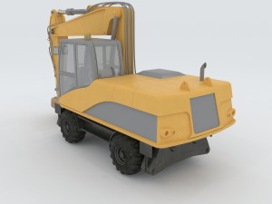 vehicle excavator 3D-Modell