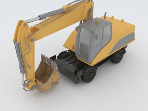 vehicle excavator 3D-Modell
