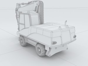 vehicle excavator 3D-Modell