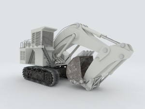 vehicle excavator 54 3D Model