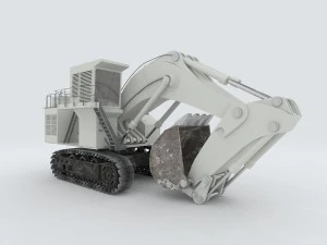 vehicle excavator 54 3D Model