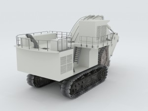 vehicle excavator 54 Model 3D