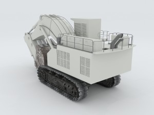 vehicle excavator 54 Model 3D