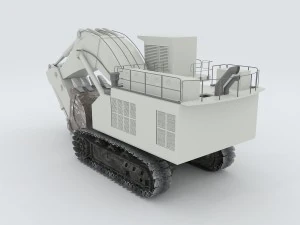 vehicle excavator 54 3D Model