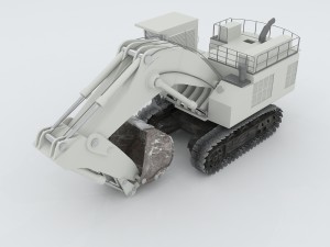 vehicle excavator 54 Model 3D