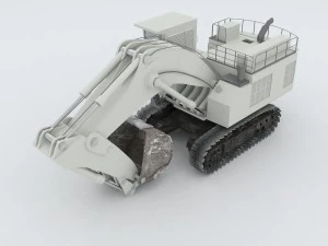 vehicle excavator 54 3D Model