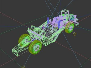 vehicle excavator 35604 3D Model