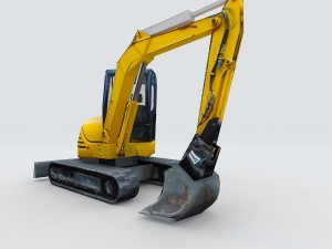 vehicle excavator 35917 3D Model