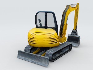 vehicle excavator 35917 3D 模型