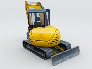 vehicle excavator 35917 3D 模型