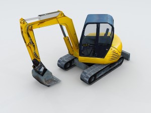 vehicle excavator 35917 3D 模型