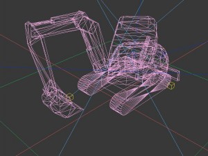 vehicle excavator 35917 3D 模型