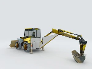 vehicle excavator 35969 3D Model