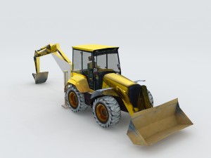 vehicle excavator 35969 3D Model