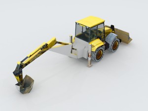 vehicle excavator 35969 3D Model