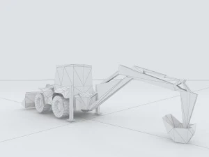 vehicle excavator 35969 3D Model