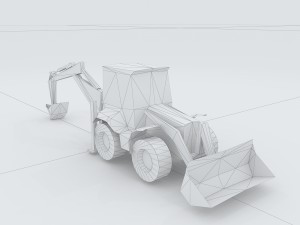 vehicle excavator 35969 3D Model