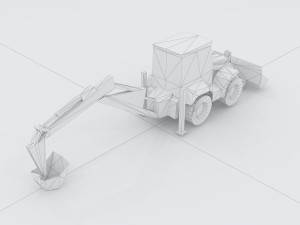 vehicle excavator 35969 3D Model