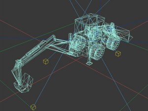 vehicle excavator 35969 3D Model