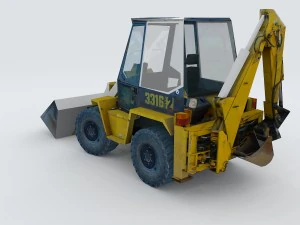 vehicle excavator 35971 3D Model