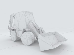 vehicle excavator 35971 Model 3D