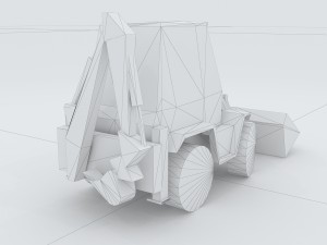 vehicle excavator 35971 Model 3D