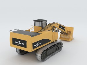 vehicle excavator24 3D Модель