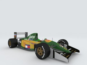vehicle f1 racing 3D Model