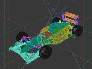 vehicle f1 racing 3D Model