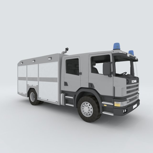 vehicle fire 91608 3D 模型 .c4d .max .obj .3ds .fbx .stl .blend 