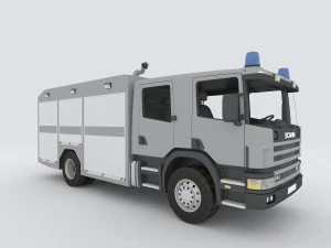 vehicle fire 91608 3D Model