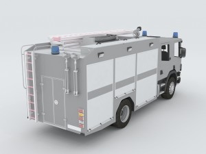 vehicle fire 91608 3D 模型