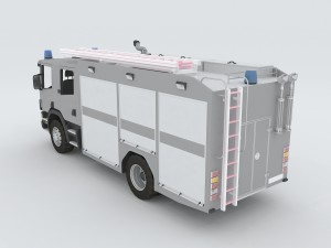 vehicle fire 91608 3D 模型