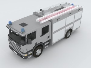 vehicle fire 91608 3D 模型