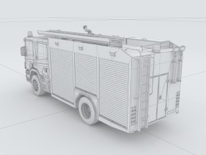 vehicle fire 91608 3D 模型