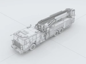 vehicle fire 91760 3D Model