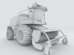 vehicle harvester 231 3D 模型