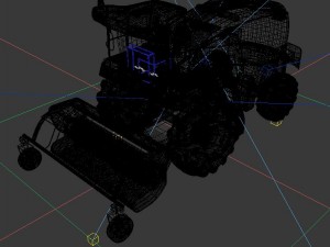 vehicle harvester 231 3D 模型