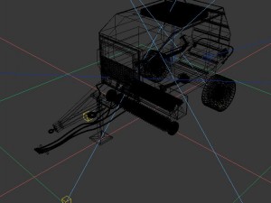 vehicle harvester 2311 3D 모델